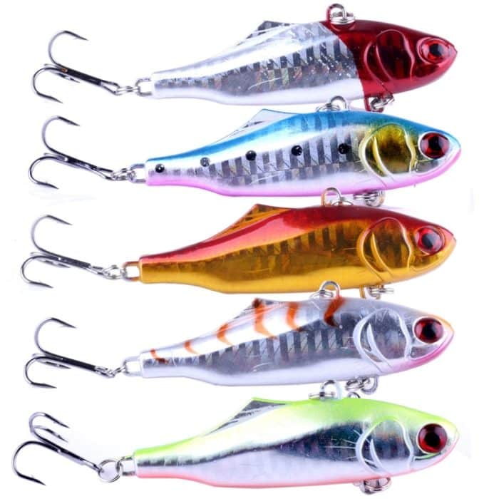 OG1137.jpg HENGJIA 5 PCS 7cm 24g Vollschwimmschicht Kunststoff Hartköder Angelköder Set Tackle Baits – Bild 1