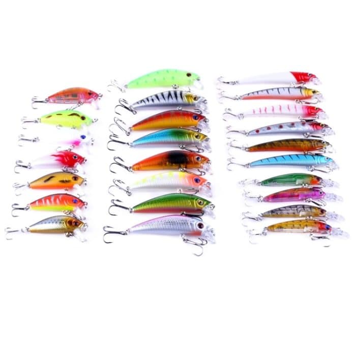 OG1140.jpg HENGJIA 26 PCS Minnow Angelköder Set 4 Modelle Angelgerät Kunststoff Hartköder – Bild 1