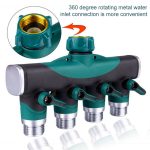 4 in 1 Multifunktions-Garten-Wasser-Sprinkler-Rasen-Bewässerungsventil Wasserteiler-Controller Wasserleitung Shunt, EU-Stecker – Bild 4