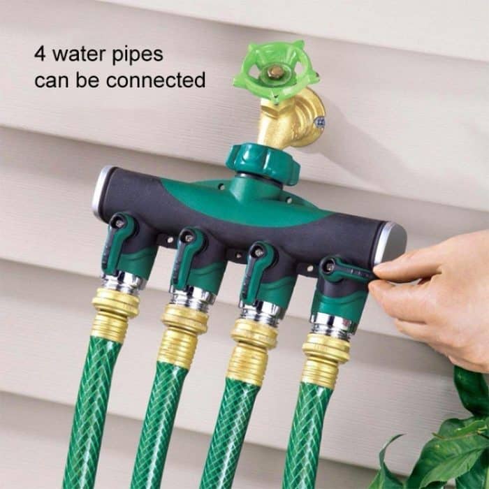 4 in 1 Multifunktions-Garten-Wasser-Sprinkler-Rasen-Bewässerungsventil Wasserteiler-Controller Wasserleitung Shunt, EU-Stecker – Bild 6