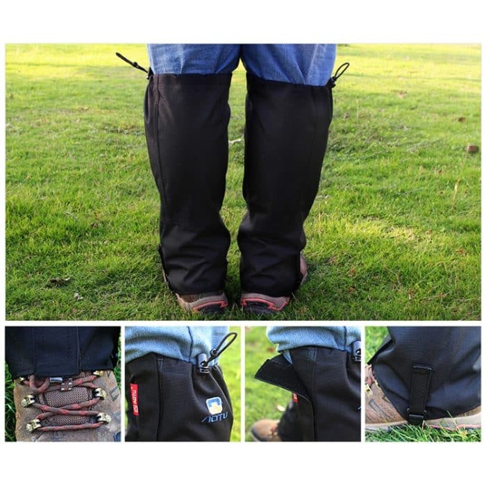 Aotu AT8909 125 cm Outdoor Camping Wasserdichte Schneeschuhe Abdeckungen Oxford Tuch Anti-mücken Fuß Abdeckungen, Aotu AT8909 Black, Aotu AT8909 Green, Aotu AT8909 Grey, Aotu AT8909 Blue, Aotu AT8909 Red – Bild 7