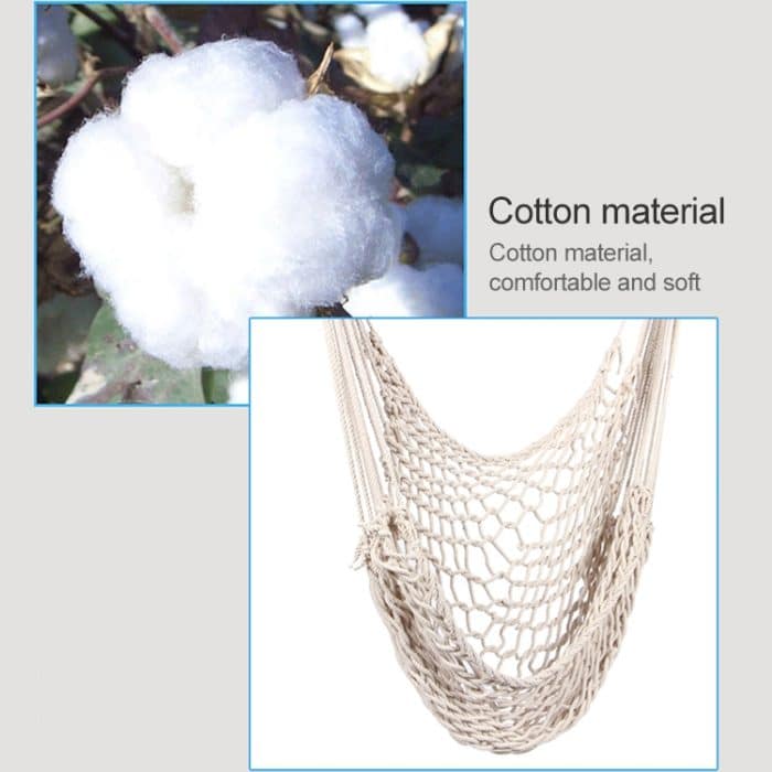 Aotu AT6732 Outdoor Baumwollseil Net Swing Frame Hängesessel Hängematte, Größe: 130x90cm – Bild 5