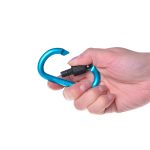 2 PCS D-Form Multifunktions-Bergsteiger-Schnallenschloss aus Aluminiumlegierung für den Außenbereich, zufällige Farblieferung – Bild 5