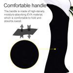 KODENOR Outdoor-Bergsteigen, tragbar, faltbar, Karbonfaser, gerader Griff, Wanderstöcke, Länge: 63–135 cm, Length : 63-135CM (Black+green), Length : 63-135CM (Black Blue), Length : 63-135CM (Black Yellow) – Bild 5