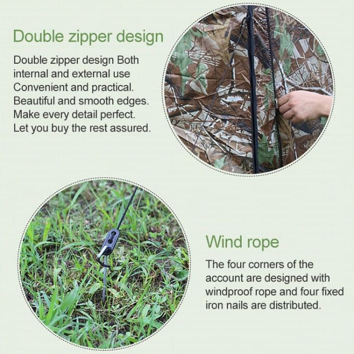 Aotu AT6505 Kleidung zum Wechseln des Badezeltes mit Fenster, Größe: 195x120x120cm – Bild 7