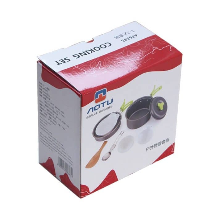 Auto AT 6385 Outdoor-Campinggeschirr, Töpfe, Kochgeschirr-Set für 1–2 Personen, Aotu AT6385 – Bild 10