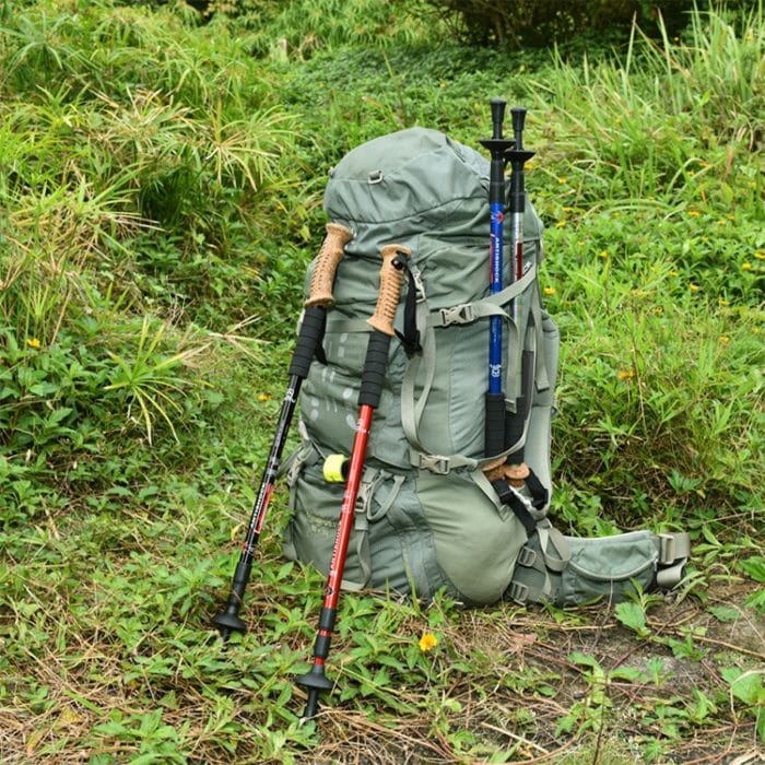 Aotu AT7551 135 cm Aluminiumlegierung Outdoor Camping Corky Trekkingstöcke, Black#135cm, Blue#135cm, Red#135cm, Silver#135cm – Bild 8