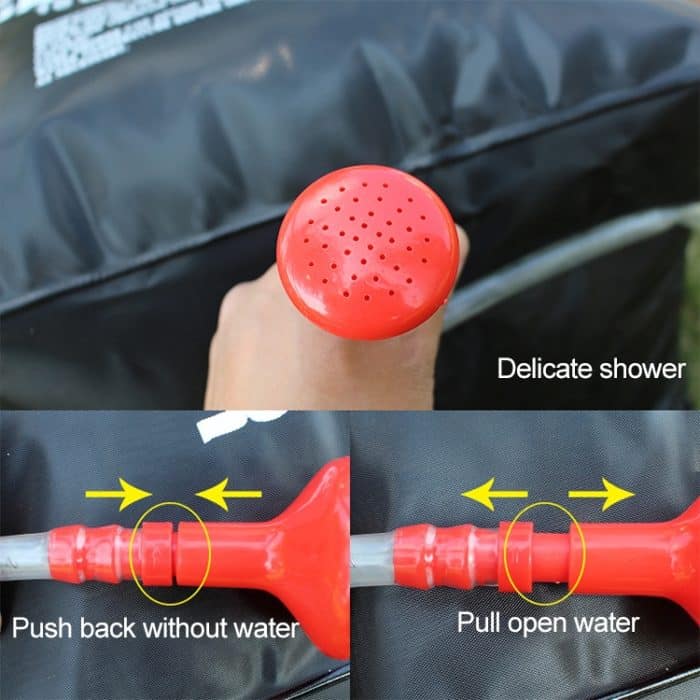 Aotu AT6636 Outdoor Camping Solar Tragbare Badetasche – Bild 7