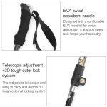 Aotu AT7558 125cm Aluminiumlegierung Outdoor Camping Klappbare Corky Trekkingstöcke EVA Griff Alpenstock – Bild 5