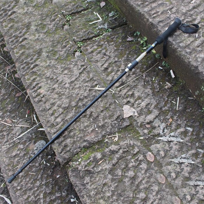 Aotu AT7558 125cm Aluminiumlegierung Outdoor Camping Klappbare Corky Trekkingstöcke EVA Griff Alpenstock – Bild 7