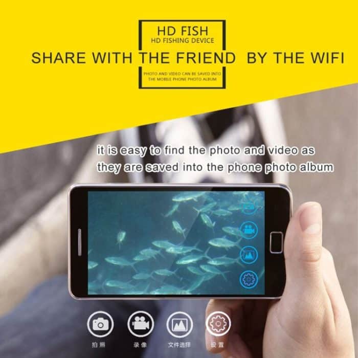 X5 Portable Wifi Visible Angelgerät Fishfinder – Bild 5