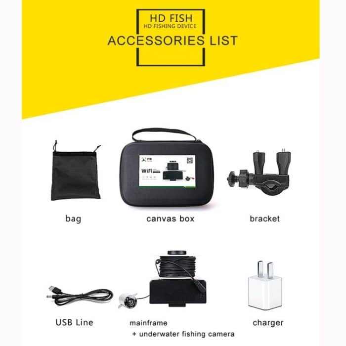 X5 Portable Wifi Visible Angelgerät Fishfinder – Bild 9