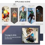 XINDA Nylon verstellbarer Klettersteigpedalriemen, Länge: 1,3 m – Bild 6