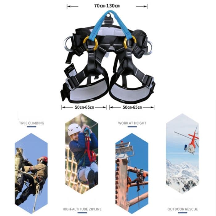 XINDA XDA9519 Downhill-Sicherheitsgurt aus hochfestem Draht aus Polyester für den Außenbereich zum Klettern auf Bäume – Bild 3