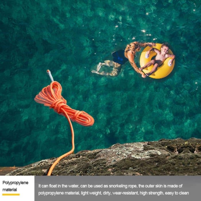 XINDA XD-S9817 Outdoor-Kletter-Wanderzubehör Hochfestes Zusatzseil-Sicherheitsseil, Durchmesser: 12 mm, Länge: 20 m, Farbe Zufällige Lieferung – Bild 6