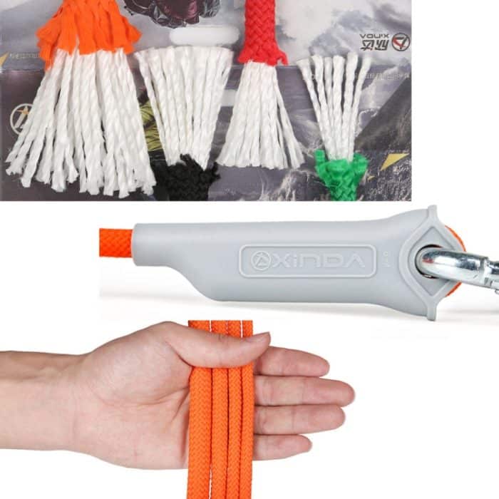 XINDA XD-S9817 Outdoor-Kletter-Wanderzubehör Hochfestes Zusatzseil-Sicherheitsseil, Durchmesser: 12 mm, Länge: 100 m, Farbe Zufällige Lieferung – Bild 3