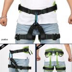 XINDA XDA9516 Outdoor-Klettergurt aus Polyester mit hochfestem Draht, verstellbar, bergab, Ganzkörper-Sicherheitsgurt – Bild 8