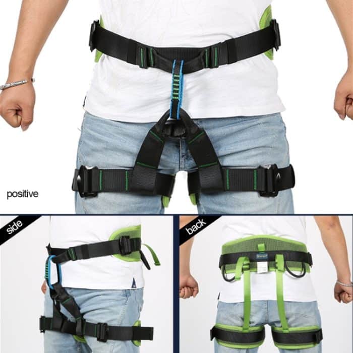 XINDA XDA9516 Outdoor-Klettergurt aus Polyester mit hochfestem Draht, verstellbar, bergab, Ganzkörper-Sicherheitsgurt – Bild 8