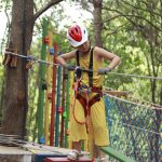 XINDA XDA9516 Outdoor-Kletterpolyester Hochfester Draht Verstellbarer Downhill-Ganzkörper-Sicherheitsgurt Kinder Größe: L. – Bild 9