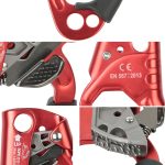 XINDA TP-8606 Hand-Seilgreifer für Outdoor-Klettern, Luftarbeit, Absturzsicherung für Seile mit 8–12 mm Durchmesser, Left – Bild 4