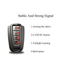 IP65 Wasserdichtes wiederaufladbares USB-Smart-COB-LED-Alarmfahrrad-Rücklicht Rücklicht mit Fernbedienung, Steuerentfernung: 1-100 m – Bild 5