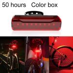 A02 Fahrradrücklicht Fahrrad-Reiten Motorrad Elektro-Auto-LED Mountain Bike USB-Lade Sicherheits-Warnlicht