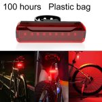 A02 Fahrradrücklicht Fahrrad-Reiten Motorrad Elektro-Auto-LED Mountain Bike USB-Lade Sicherheits-Warnlicht