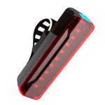 A02 Fahrradrücklicht Fahrradfahren Motorrad Elektroauto LED Mountainbike USB Lade Sicherheitswarnleuchte (6 Stunden, Plastiktüte) – Bild 2