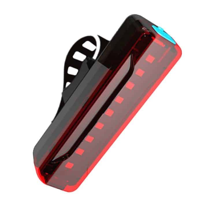 A02 Fahrradrücklicht Fahrradfahren Motorrad Elektroauto LED Mountainbike USB Lade Sicherheitswarnleuchte (6 Stunden, Plastiktüte) – Bild 2