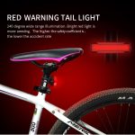 A02 Fahrradrücklicht Fahrradfahren Motorrad Elektroauto LED Mountainbike USB Lade Sicherheitswarnleuchte (6 Stunden, Plastiktüte) – Bild 14