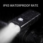 BX2 USB Charging Fahrradleuchte Frontlenker LED-Leuchte (3 Stunden, T6 + Gem Lampe) – Bild 10