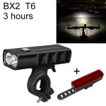 BX2 USB Ladegerät Fahrradleuchte Frontlenker LED-Leuchte (3 Stunden, T6 + A02 Lampe)