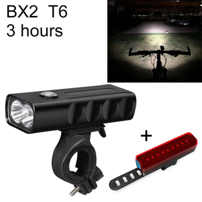 OG15293.jpg BX2 USB Ladegerät Fahrradleuchte Frontlenker LED-Leuchte (3 Stunden, T6 + A02 Lampe) – Bild 1