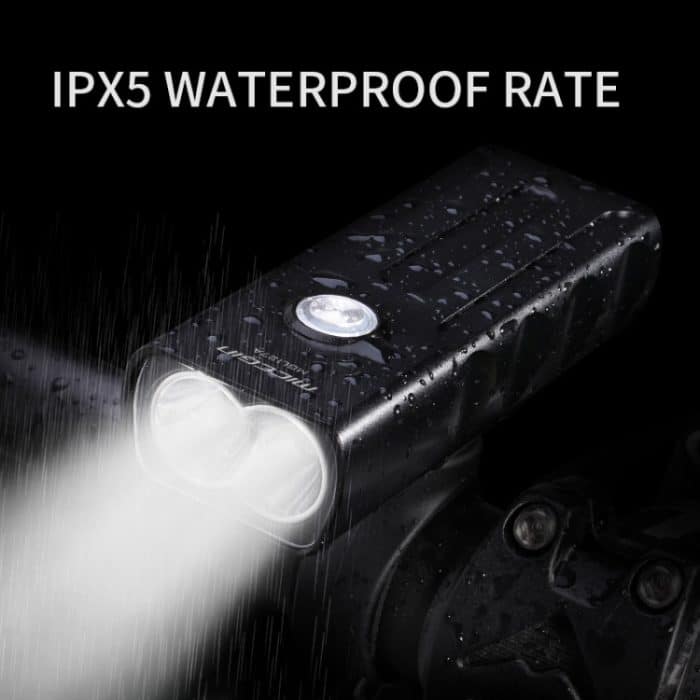 BX2 USB Ladegerät Fahrradleuchte Frontlenker LED-Leuchte (3 Stunden, T6 + A02 Lampe) – Bild 10