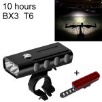 BX3 USB Ladegerät Fahrradleuchte Frontlenker LED-Leuchte (10 Stunden, T6 + A02 Lampe)