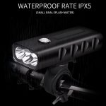 BX3 USB Ladegerät Fahrradleuchte Frontlenker LED-Leuchte (10 Stunden, T6 + A02 Lampe) – Bild 13