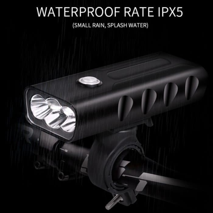 BX3 USB Ladegerät Fahrradleuchte Frontlenker LED-Leuchte (10 Stunden, T6 + A02 Lampe) – Bild 13