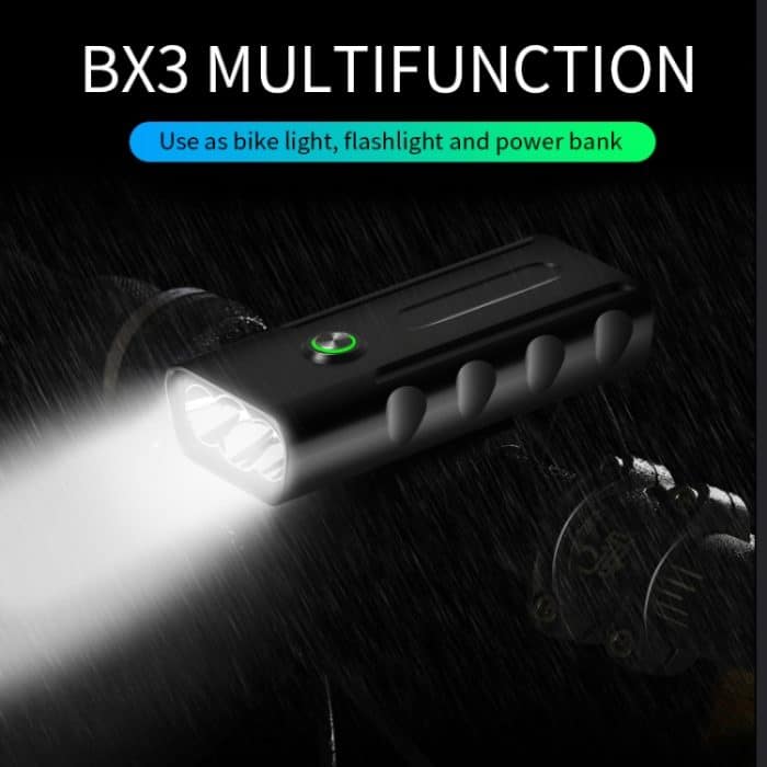 BX3 USB Ladegerät Fahrradleuchte Frontlenker LED-Leuchte (10 Stunden, T6 + A02 Lampe) – Bild 14