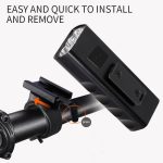 BX3 USB Ladegerät Fahrradleuchte Frontlenker LED-Leuchte (10 Stunden, T6 + A02 Lampe) – Bild 7