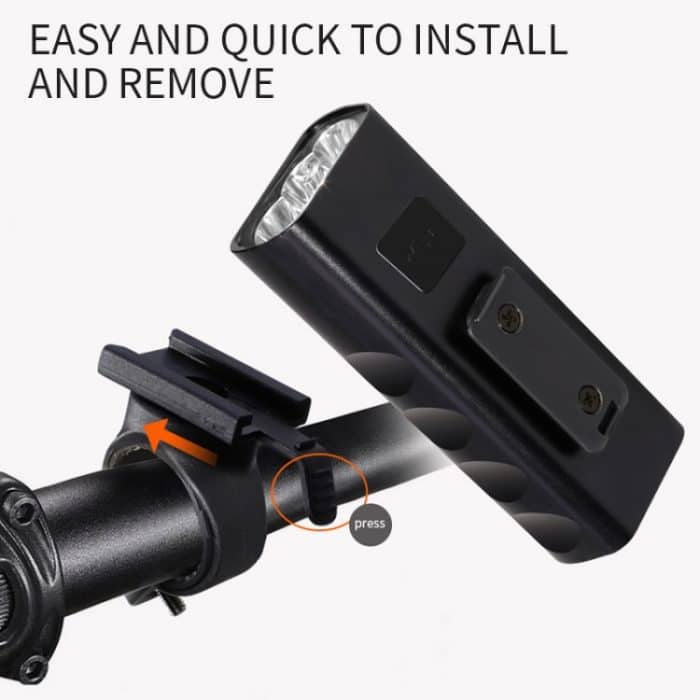 BX3 USB Ladegerät Fahrradleuchte Frontlenker LED-Leuchte (10 Stunden, T6 + A02 Lampe) – Bild 7