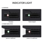 BX3 USB Ladegerät Fahrradleuchte Frontlenker LED-Leuchte (10 Stunden, T6 + A02 Lampe) – Bild 8