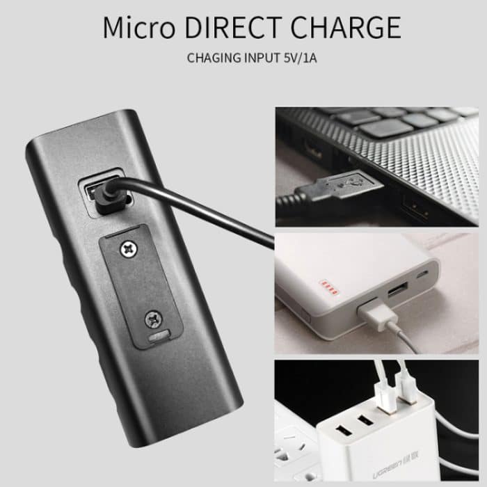 BX3 USB Ladegerät Fahrradleuchte Frontlenker LED-Leuchte (10 Stunden, T6 + A02 Lampe) – Bild 10