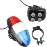 Fahrrad 4 Tone Elektronisches Horn Mountainbike LED Rücklicht Fahrrad Multifunktionshorn – Bild 7