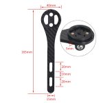 TOSEEK Vollcarbon-Rennrad-Codetabellenhalter für Garmin-Serie (glänzend), For Bryton Series(Gloss), For CATEYE Series(Gloss), For Garmin Series(Gloss) – Bild 3