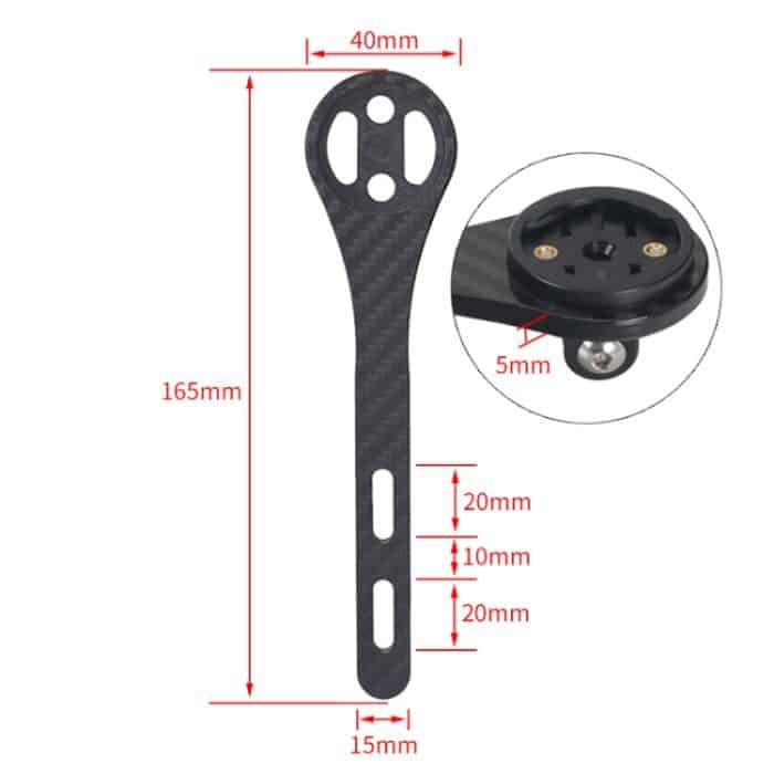 TOSEEK Vollcarbon-Rennrad-Codetabellenhalter für Garmin-Serie (matt), For Bryton Series(Matte), For CATEYE Series(Matte), For Garmin Series(Matte) – Bild 3