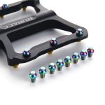 8 Teile/satz Titanlegierung Fahrradpedal Anti-rutsch-schraube M4