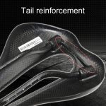 TOSEEK Rennrad Kohlefaser Sitz Fahrrad Hohlsitz Sattel, 3K Textur + Aussterben – Bild 7