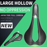 TOSEEK Rennrad Kohlefaser Sitz Fahrrad Hohlsitz Sattel, 3K Textur + Aussterben – Bild 10