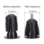 TOSEEK 1 Paar Mountainbike-Lenkergriffkappen Endstopfen Aluminiumlegierung Fahrrad-Lenkerendstopfen, 17.6-21.8mm Black, 17.6-21.8mm Green, 17.6-21.8mm Grey, 17.6-21.8mm Gold, 17.6-21.8mm Blue, 17.6-21.8mm Purple, 17.6-21.8mm Red – Bild 4