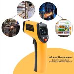 Tragbares digitales Laserpunkt-Infrarot-Thermometer GM533, Temperaturbereich: -50-530 Grad Celsius – Bild 8